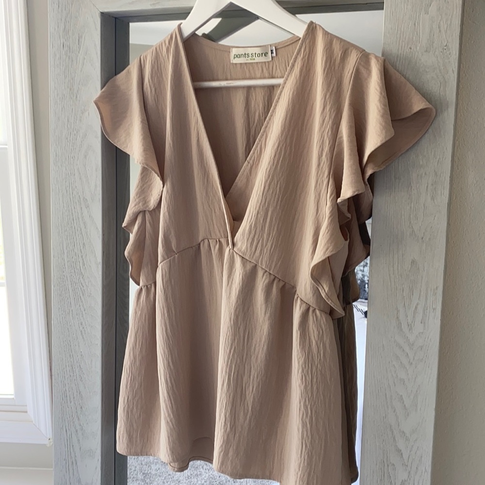 PANTS STORE BEIGE BLOUSE
